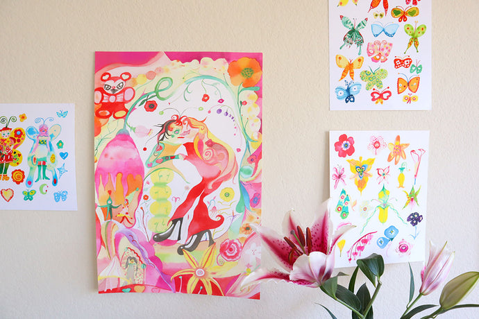 Watercolor Prints that bring spring to your home 🌸